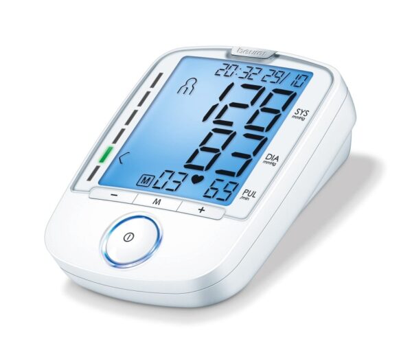 فشارسنج بازویی دیجیتال بیورر مدل BM47 با نمایشگر LCD آبی - Image 3
