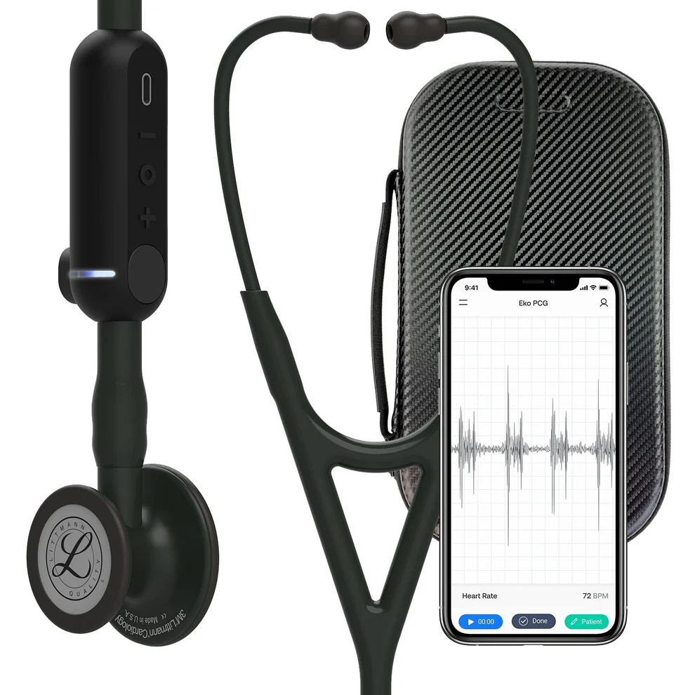 3m_littmann_core_stethoscope_8480_01_hero_1_1 گوشی دیجیتال لیتمن کور (مدل 8490 - مشکی) - Image 3